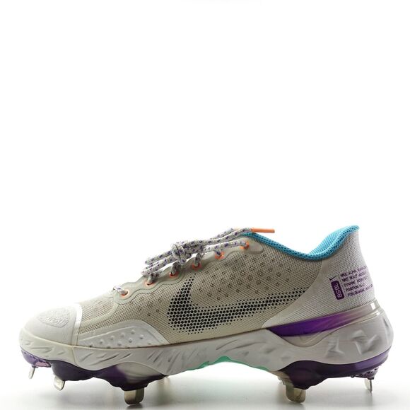 Nike Alpha Huarache Elite 3 Low Metal Baseball Cleats Mens Size 7 CV3552 001 - Picture 2 of 12